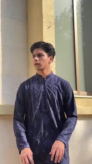 Blue Kurta Set for Men