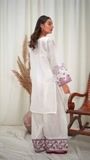 White Kurta Set for Women
