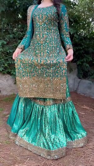 Teal Lehenga for Women