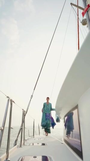 Sea green Unstitched for Women