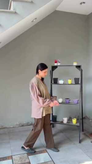 Sage green Formal Shirt for Women