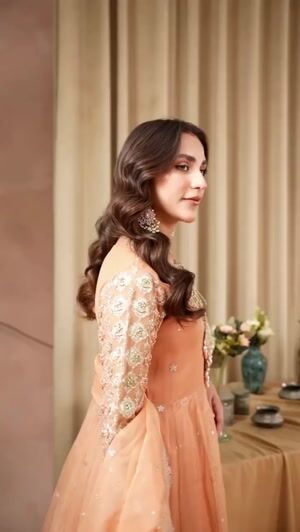Peach pink Maxi for Women