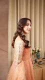 Peach pink Maxi for Women