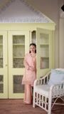 Peach pink Angrakha for Girl