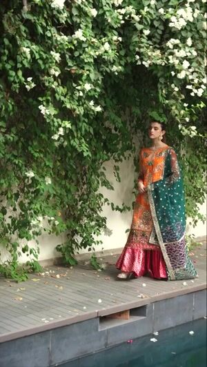 Orange Gharara for Women