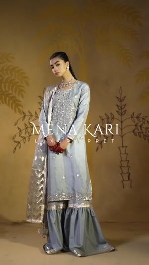 Grey Gharara for Women