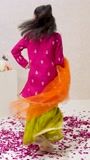 Hot pink Gharara for Girl