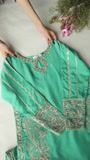 Green Kurta Set for Women