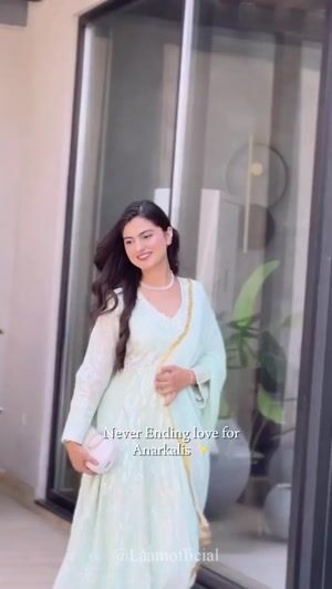 Green Angrakha for Women