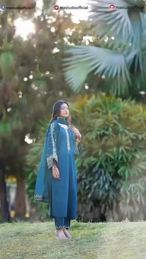 Teal Kurta Set for Women