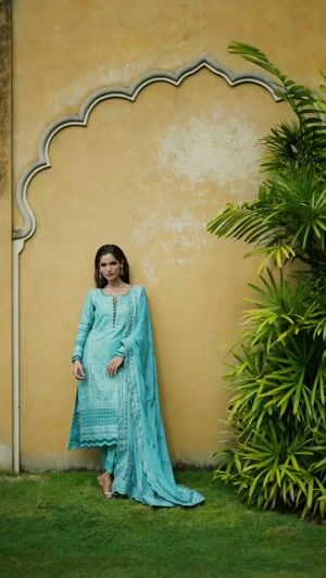 Sky blue Unstitched for Women