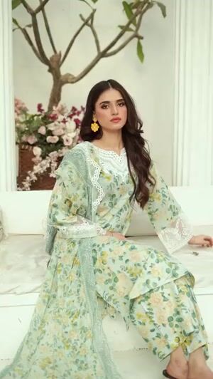 Mint green Kurta Set for Women