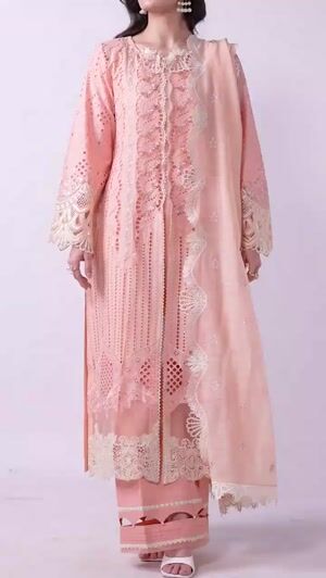 Peach pink Kurta Set for Women