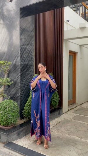 Royal blue Kaftan for Women