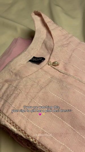 Pastel pink Kurta Set for Women