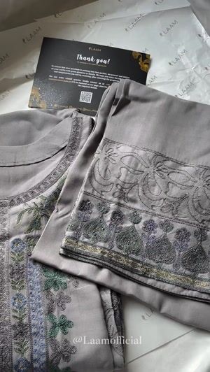Grey Kurta Set for Women