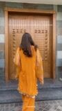 Orange Kurta Set for Women
