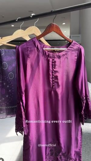 Plum Kurta Set for Women