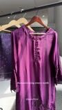 Plum Kurta Set for Women