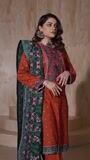 Rust orange Kurta Set for Women