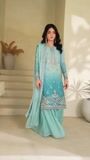 Powder blue Kurta Set for Women