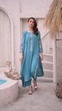 Sky blue Kurta Set for Women