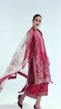 Coral orange Unstitched for Women