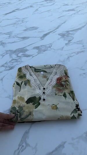 Cream Kurta Set for Women
