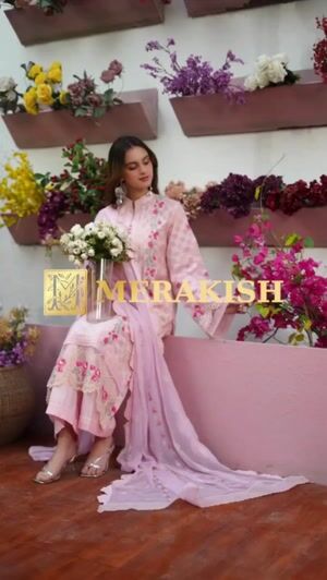 Baby pink Unstitched for Women
