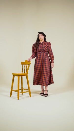 Pumpkin orange Dress for Women