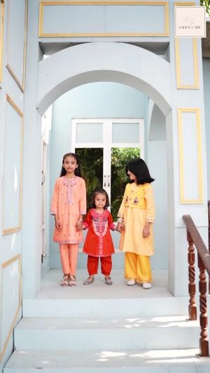 Yellow Short Frock for Girl