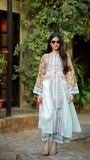 White Kurta Set for Women