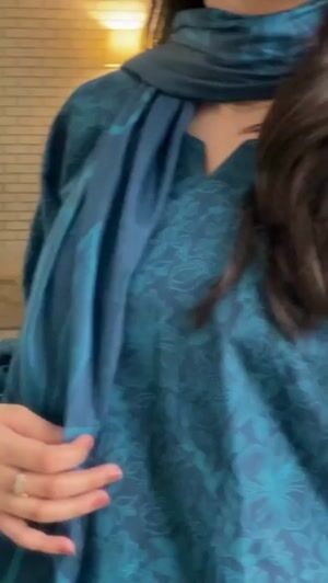 Denim Kurta Set for Women