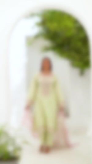 Pastel green Kurta Set for Women