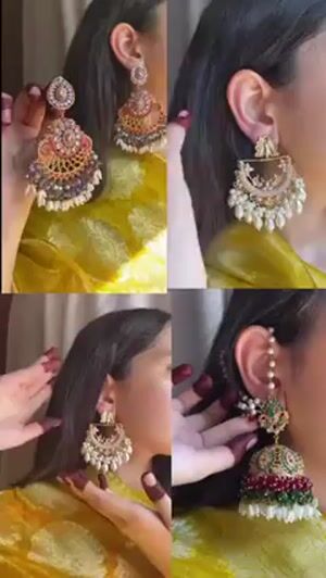 White Earrings for Women