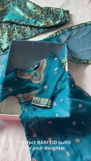 Blue Sharara for Girl