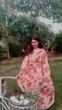 Peach pink Maxi for Women