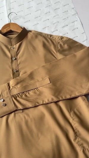 Copper Shalwar Kameez for Men