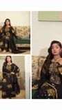 Black Kurta Set for Women